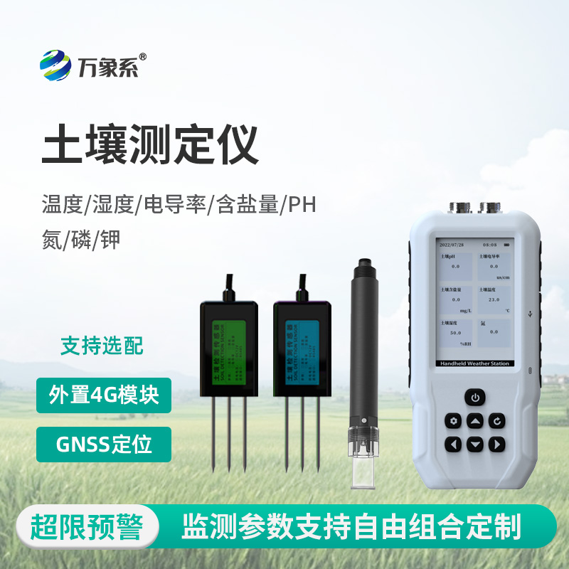 不憑經(jīng)驗(yàn)種地！土壤水分溫度鹽分電導(dǎo)率PH氮磷鉀測(cè)定儀來幫忙