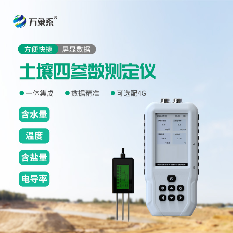 精準(zhǔn)感知土質(zhì)變化，土壤水分溫度鹽分測定儀以科技盤活土地生態(tài)資源價(jià)值